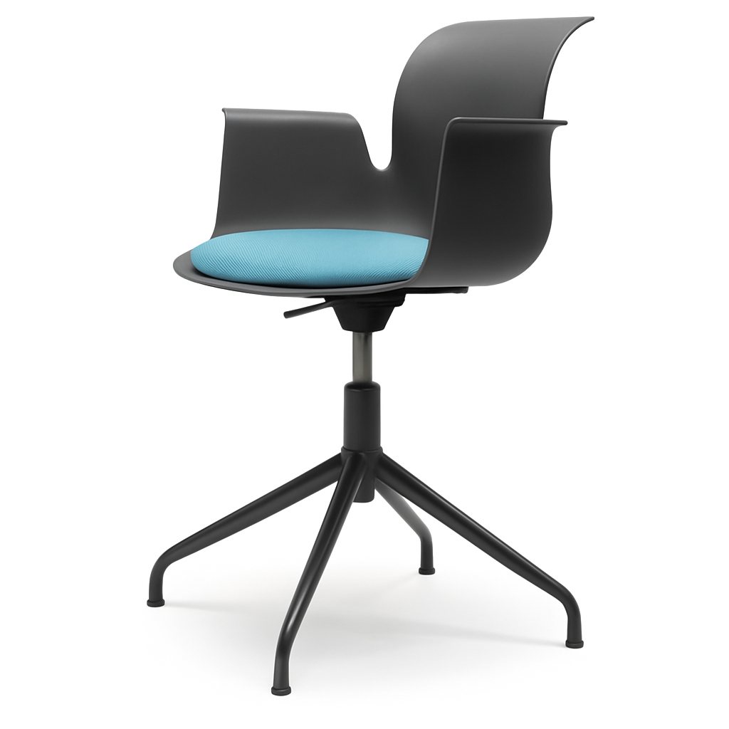 PRO ARMCHAIR Vierstern-Aluminiumgestell