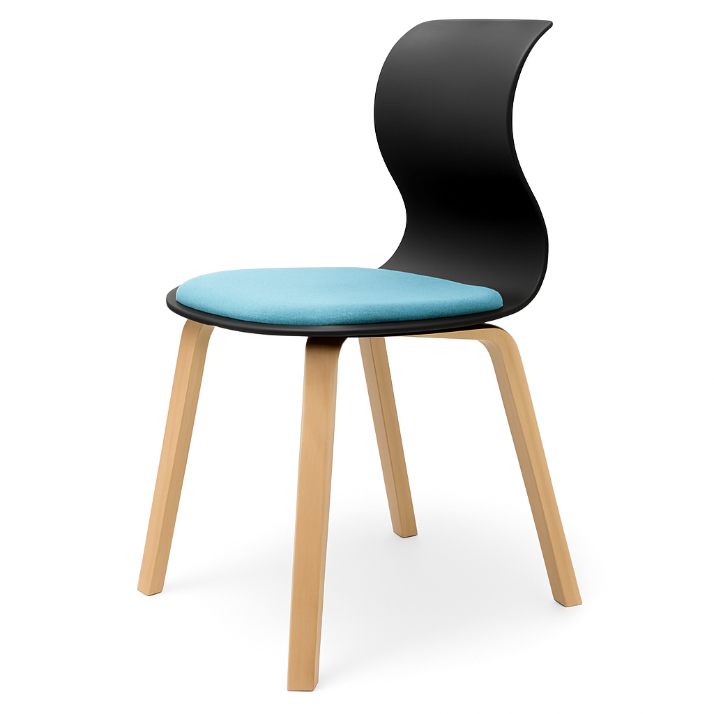 Pro Chair Vierbeinholzgestell von Flötotto