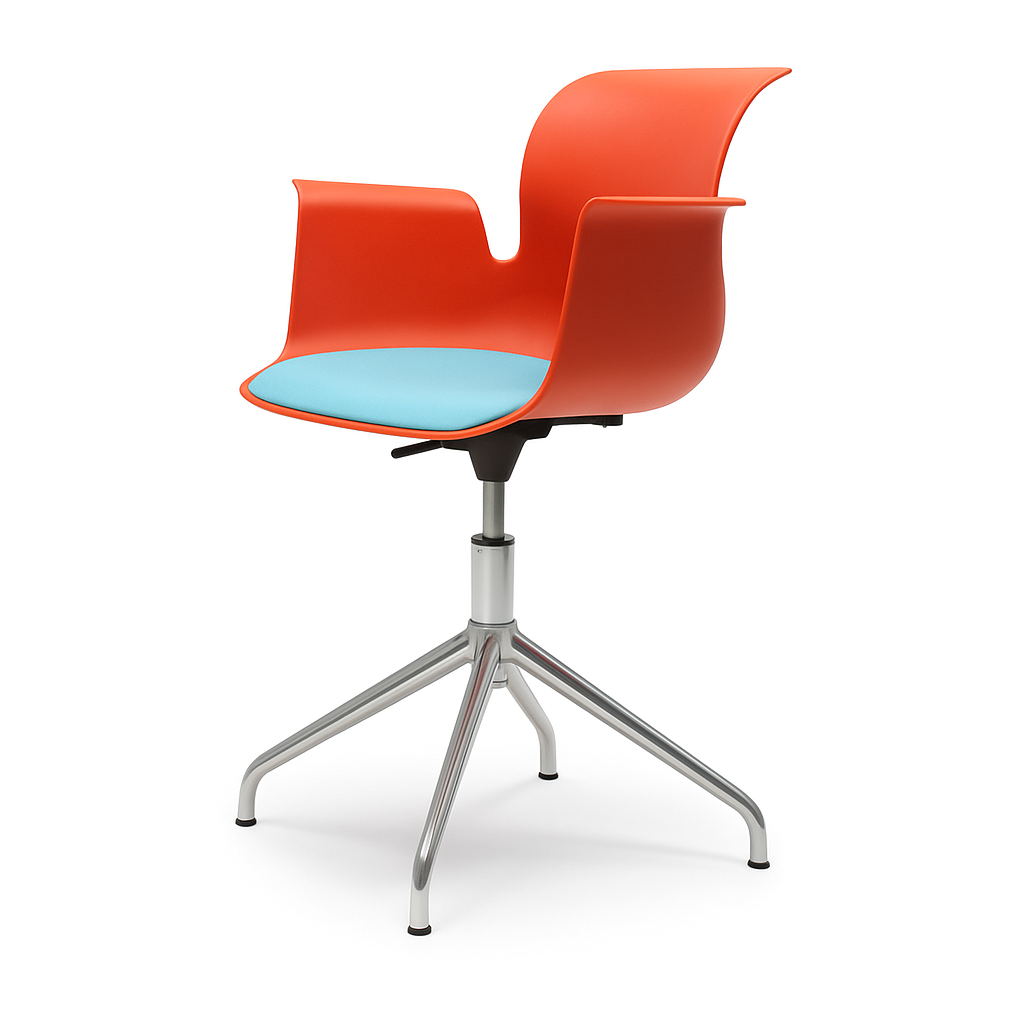 PRO ARMCHAIR Vierstern-Aluminiumgestell