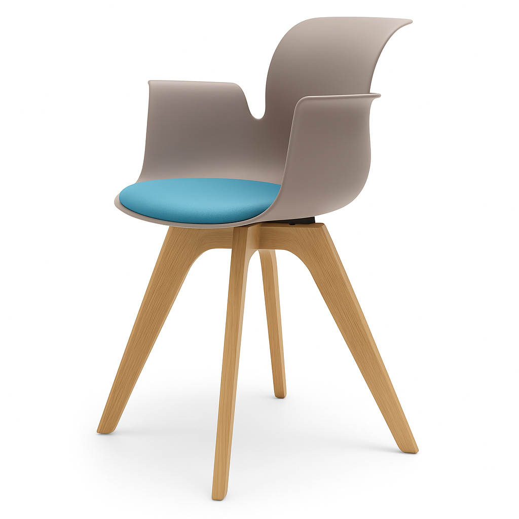 Pro Armchair Viersternholzgestell von Flötotto