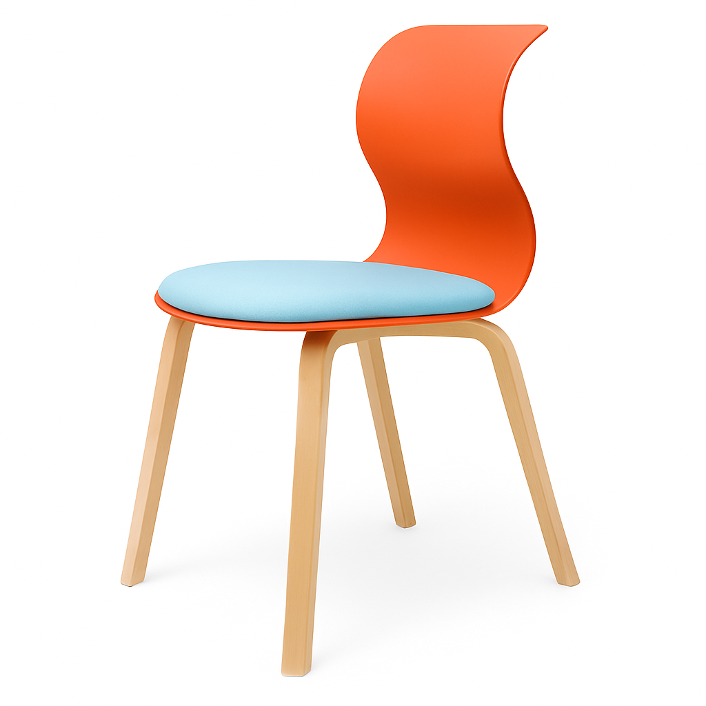 Pro Chair Vierbeinholzgestell von Flötotto