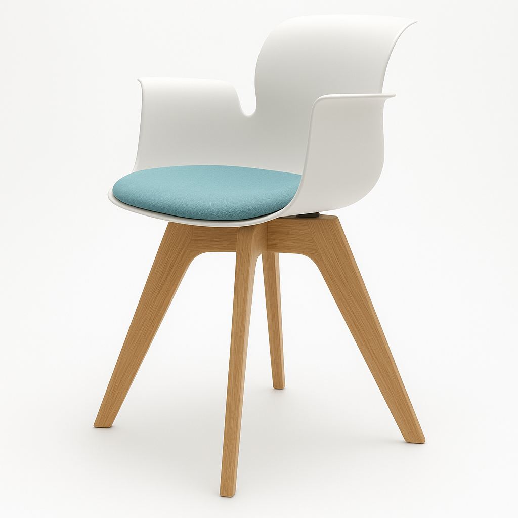 Pro Armchair Viersternholzgestell von Flötotto