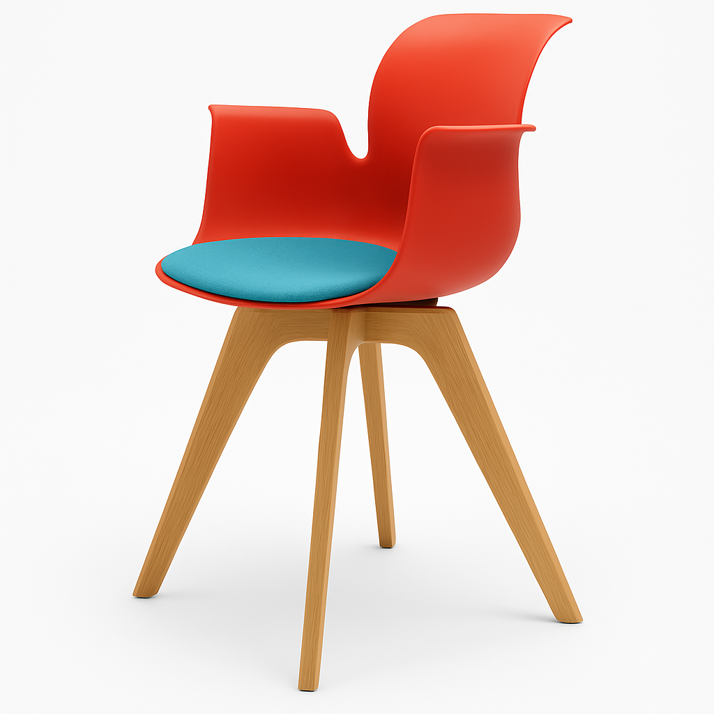 Pro Armchair Viersternholzgestell von Flötotto