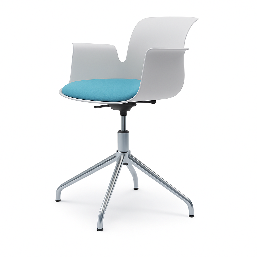 PRO ARMCHAIR Vierstern-Aluminiumgestell