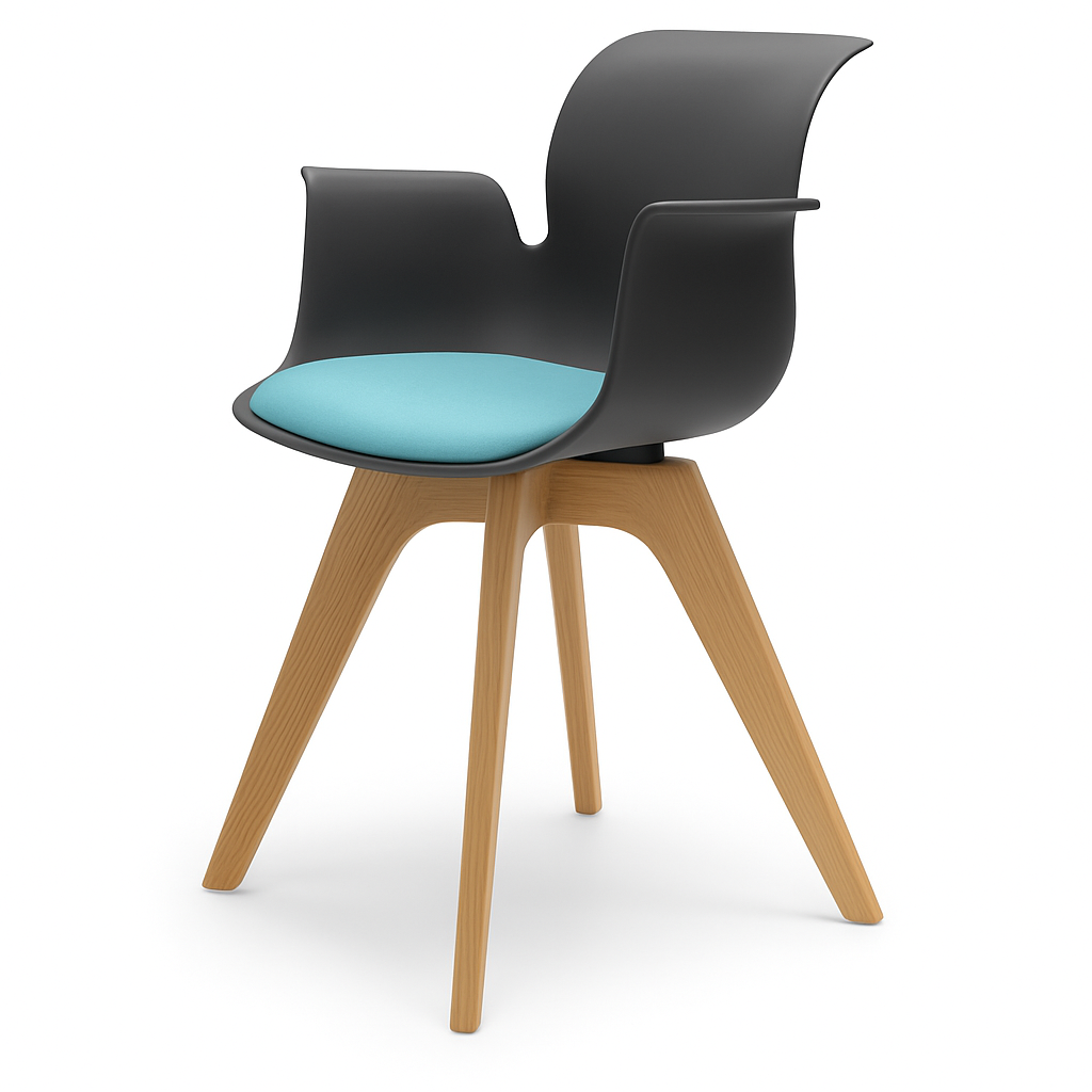 Pro Armchair Viersternholzgestell von Flötotto