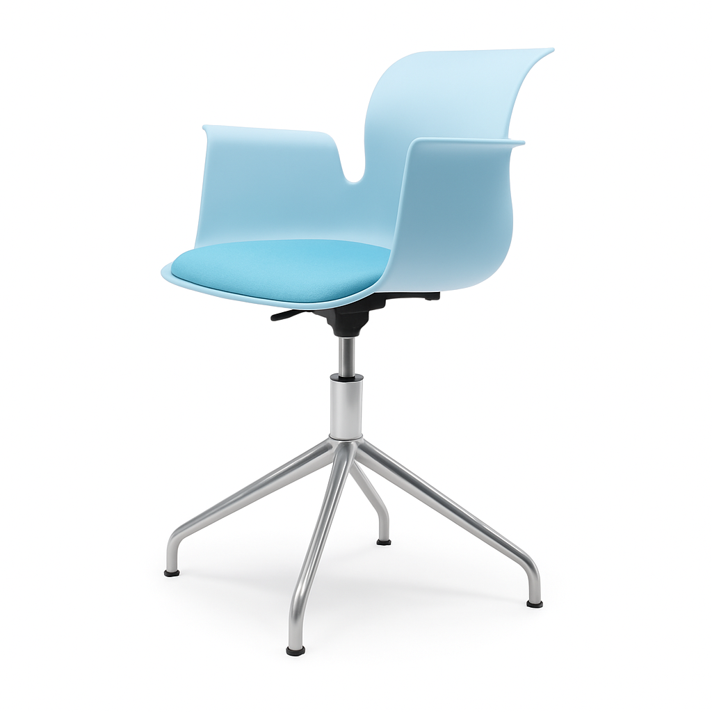PRO ARMCHAIR Vierstern-Aluminiumgestell