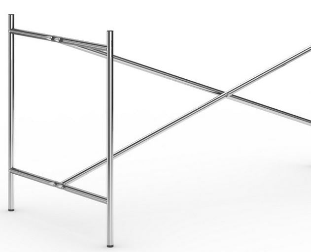 Eiermann 1 Tisch inkl. Melamintischplatte 140x80 cm (Kreuzposition: Mittig)