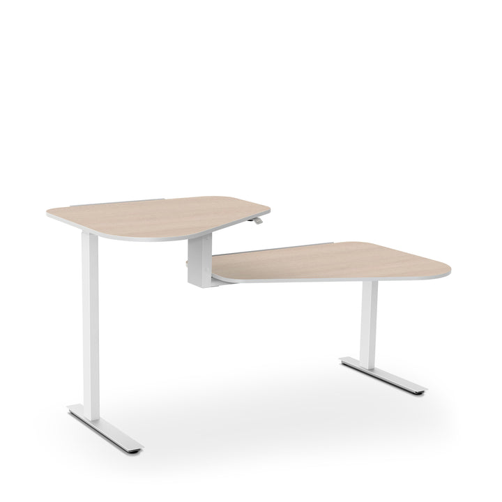 Aeris Active Office Desk in Weiß