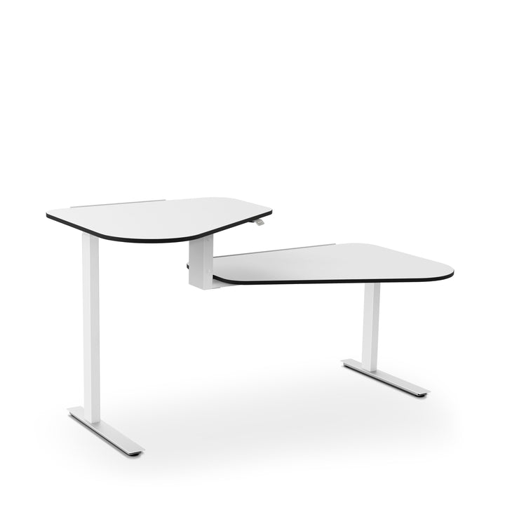 Aeris Active Office Desk in Weiß