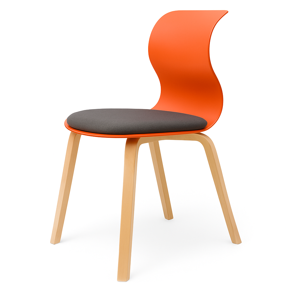 Pro Chair Vierbeinholzgestell von Flötotto