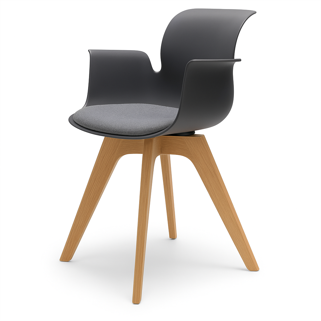 Pro Armchair Viersternholzgestell von Flötotto