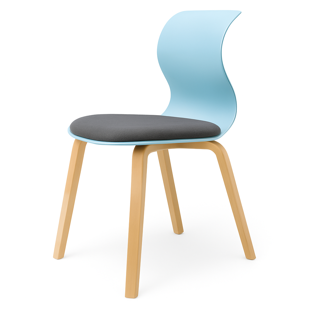 Pro Chair Vierbeinholzgestell von Flötotto