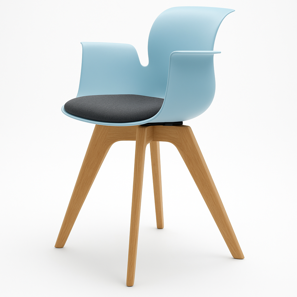 Pro Armchair Viersternholzgestell von Flötotto