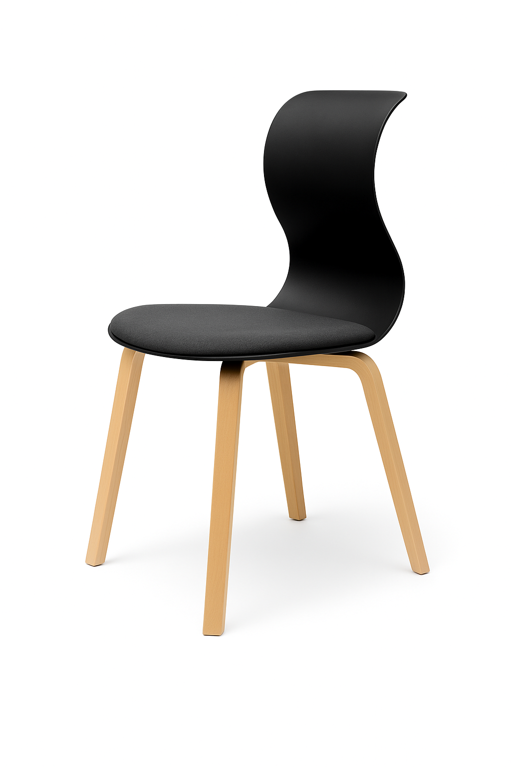 Pro Chair Vierbeinholzgestell von Flötotto