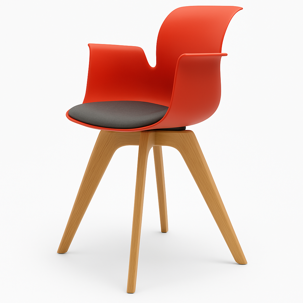 Pro Armchair Viersternholzgestell von Flötotto