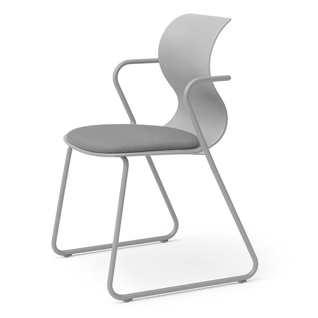 Pro Chair Gleitkufengestell mit Armlehne von Flötotto