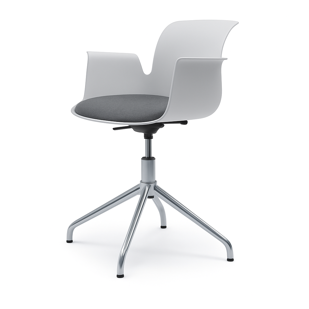 PRO ARMCHAIR Vierstern-Aluminiumgestell