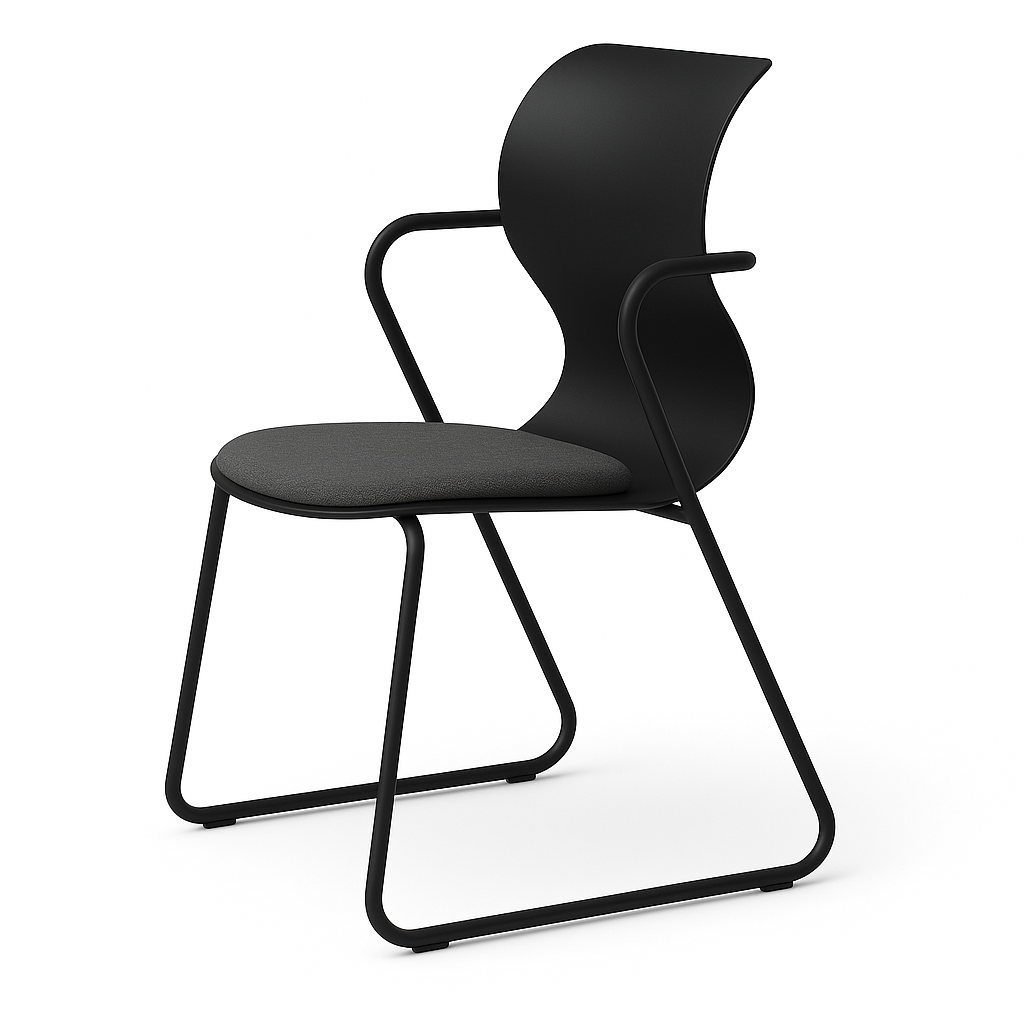 Pro Chair Gleitkufengestell mit Armlehne von Flötotto
