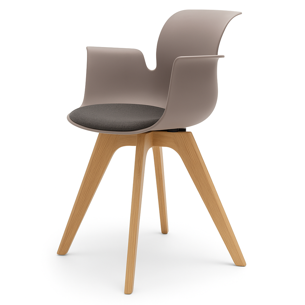 Pro Armchair Viersternholzgestell von Flötotto