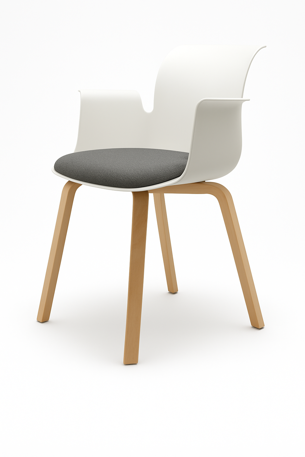 Pro Armchair Vierbeinholzgestell von Flötotto