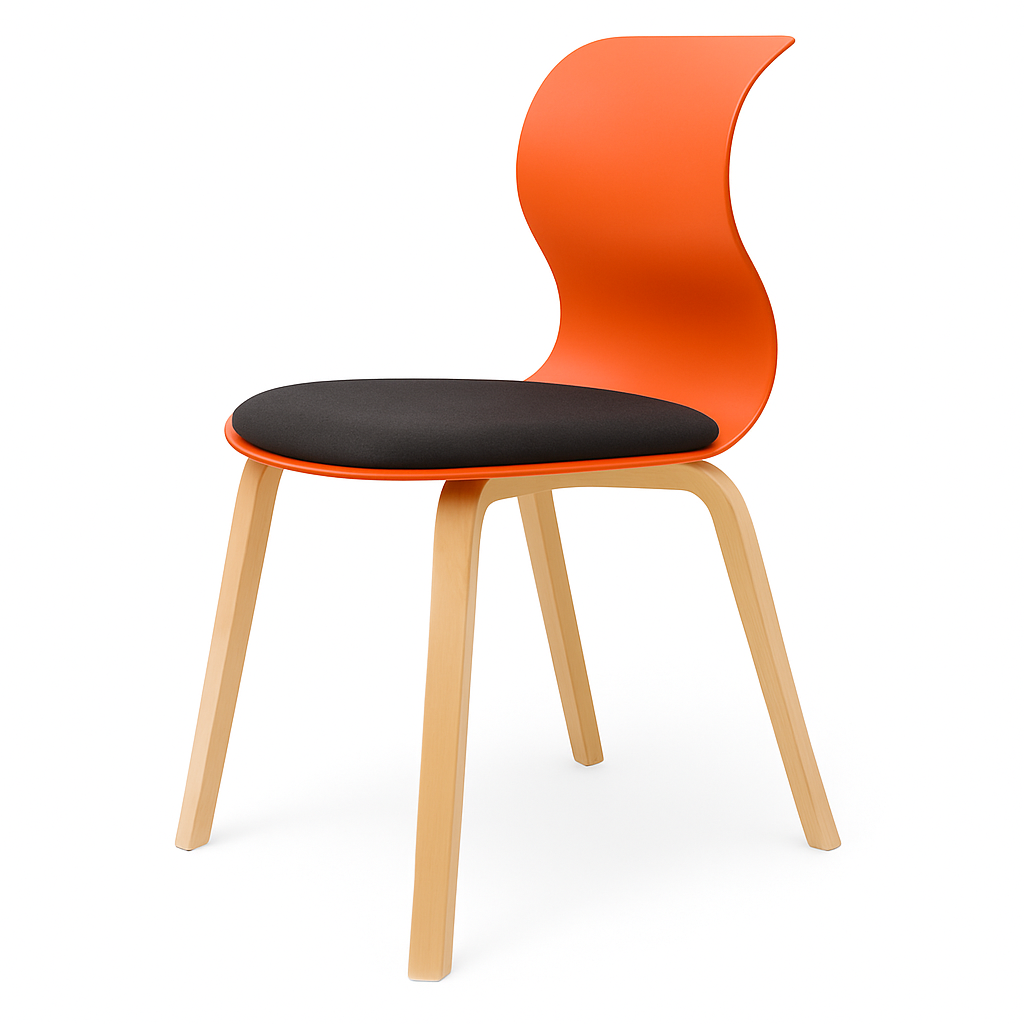 Pro Chair Vierbeinholzgestell von Flötotto
