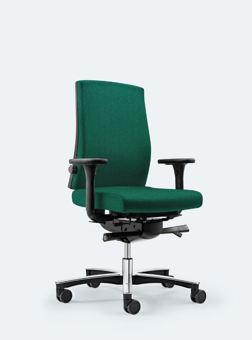 Bürodrehstuhl Figo mit schwarzem Gestellvon Löffler