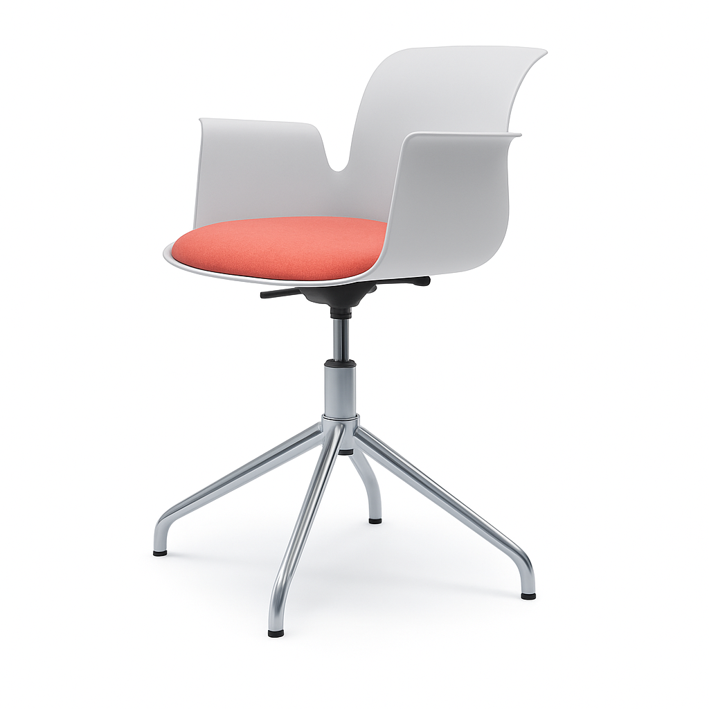 PRO ARMCHAIR Vierstern-Aluminiumgestell