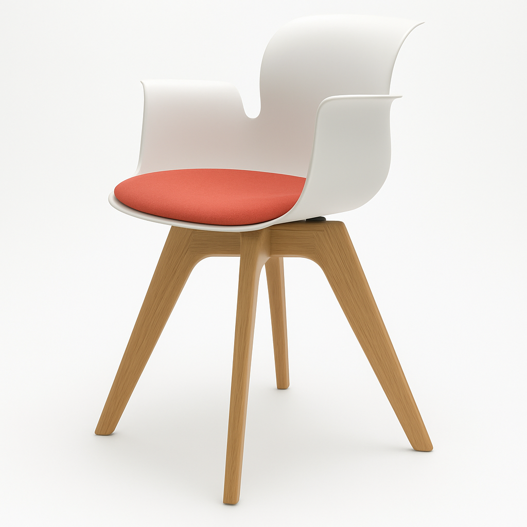 Pro Armchair Viersternholzgestell von Flötotto