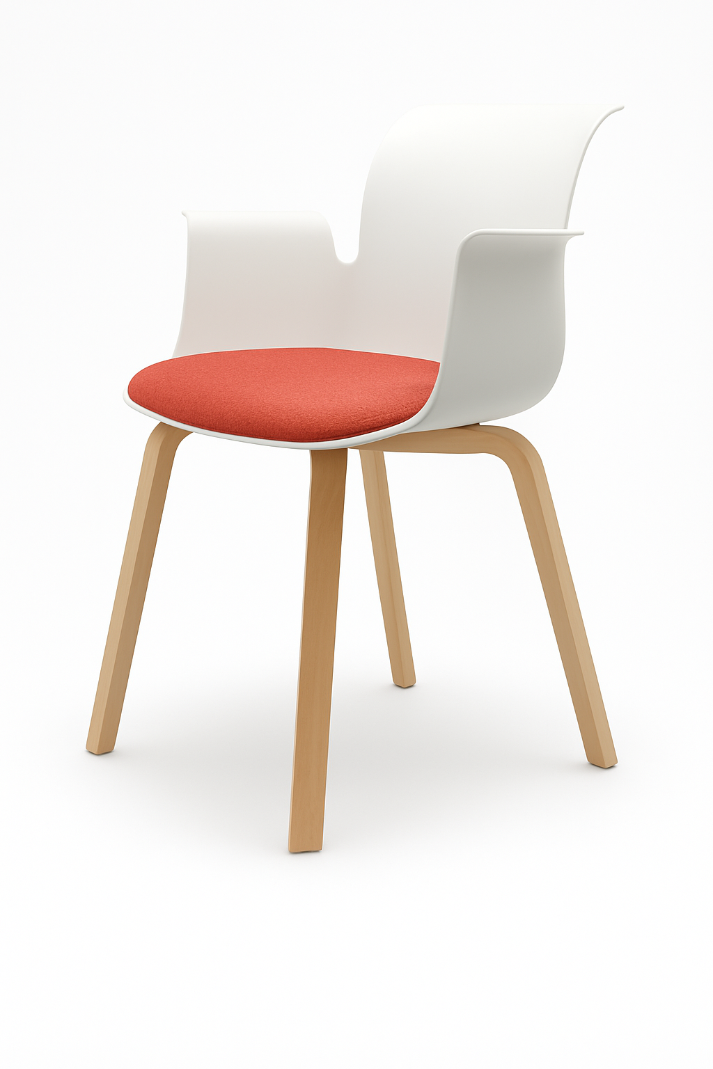 Pro Armchair Vierbeinholzgestell von Flötotto