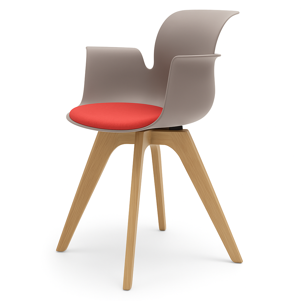 Pro Armchair Viersternholzgestell von Flötotto