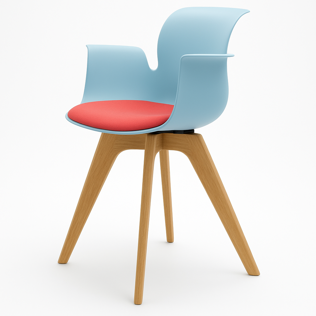 Pro Armchair Viersternholzgestell von Flötotto