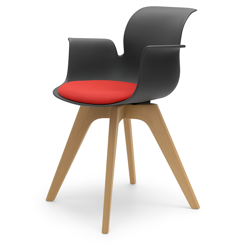 Pro Armchair Viersternholzgestell von Flötotto