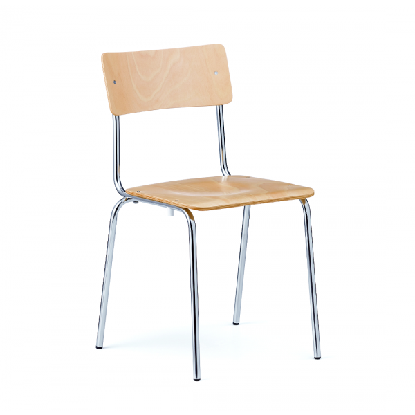 Comeback Stapelstuhl Buche Natur von L&C Stendal