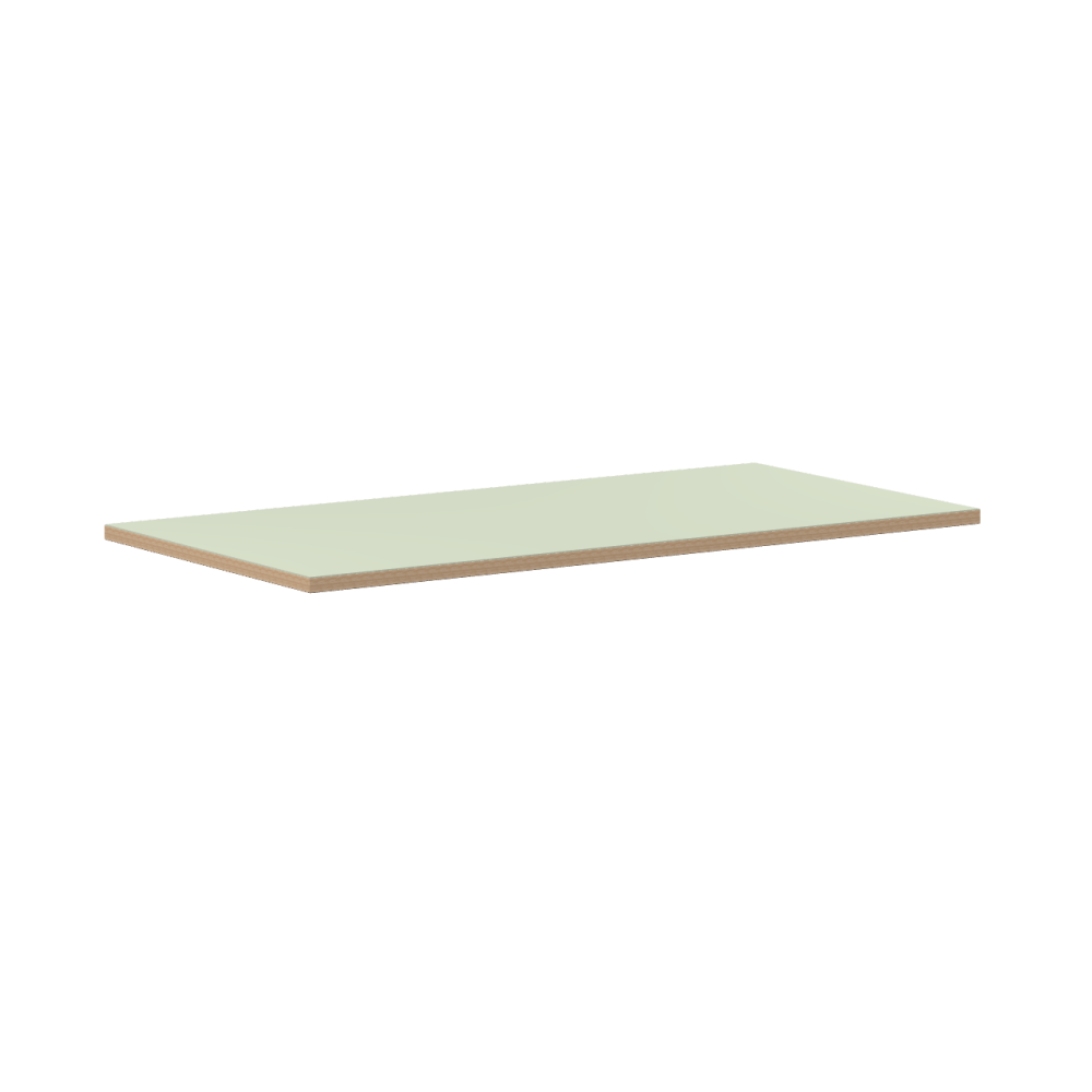 Linoleum Tischlerplatte 1600 x 800 mm für Eiermann Tischgestell