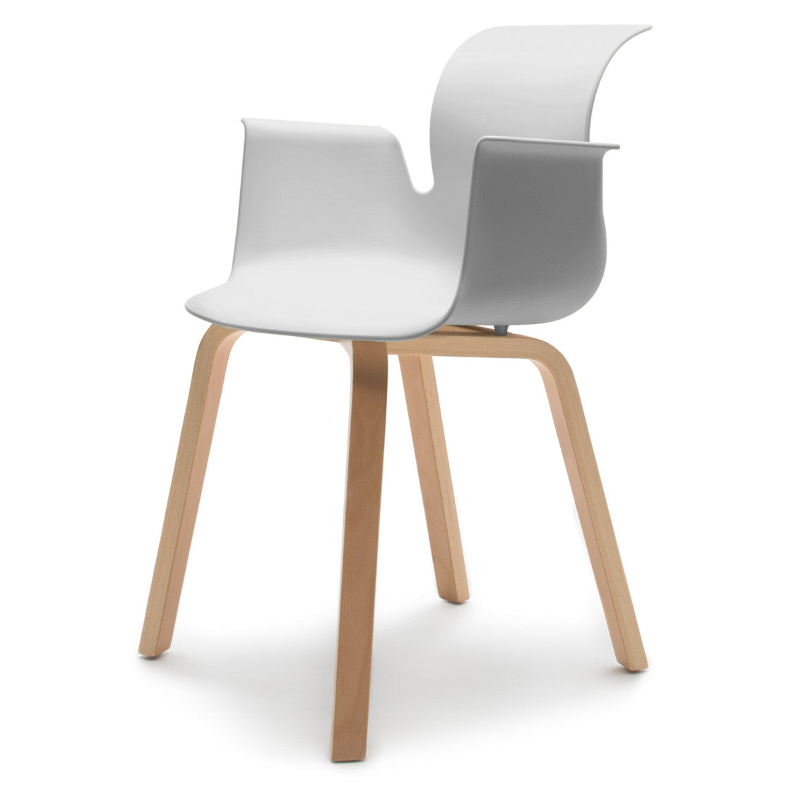 Pro Armchair Vierbeinholzgestell von Flötotto