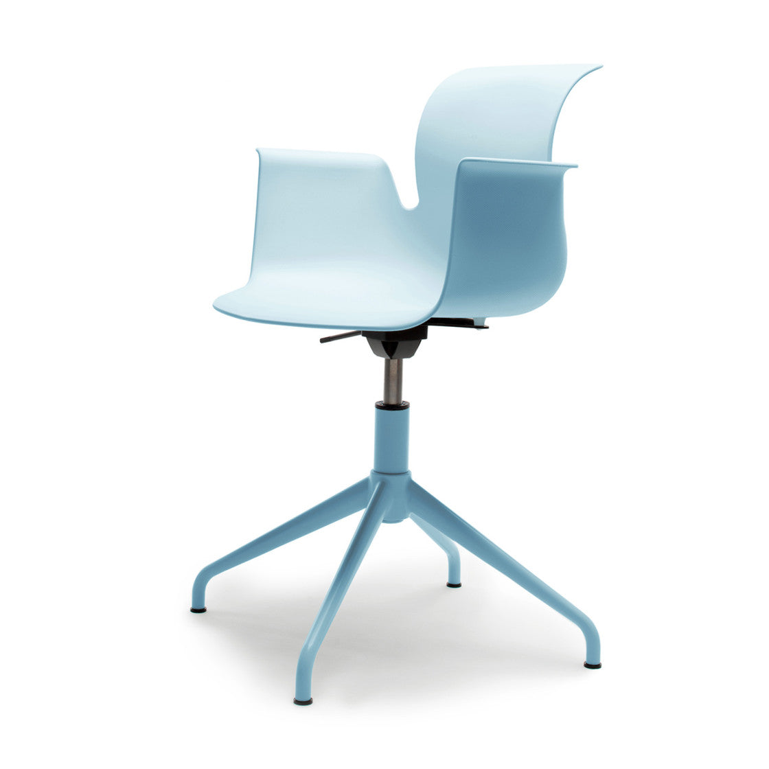 Pro Armchair Viersternalugestell farbig pulverbeschichtet von Flötotto