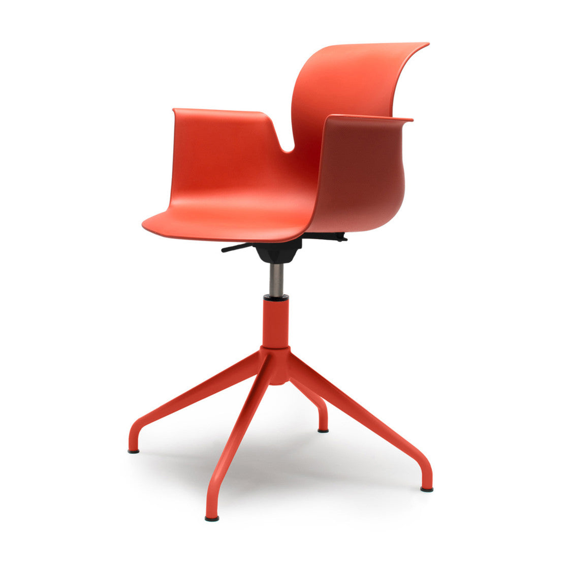 Pro Armchair Viersternalugestell farbig pulverbeschichtet von Flötotto