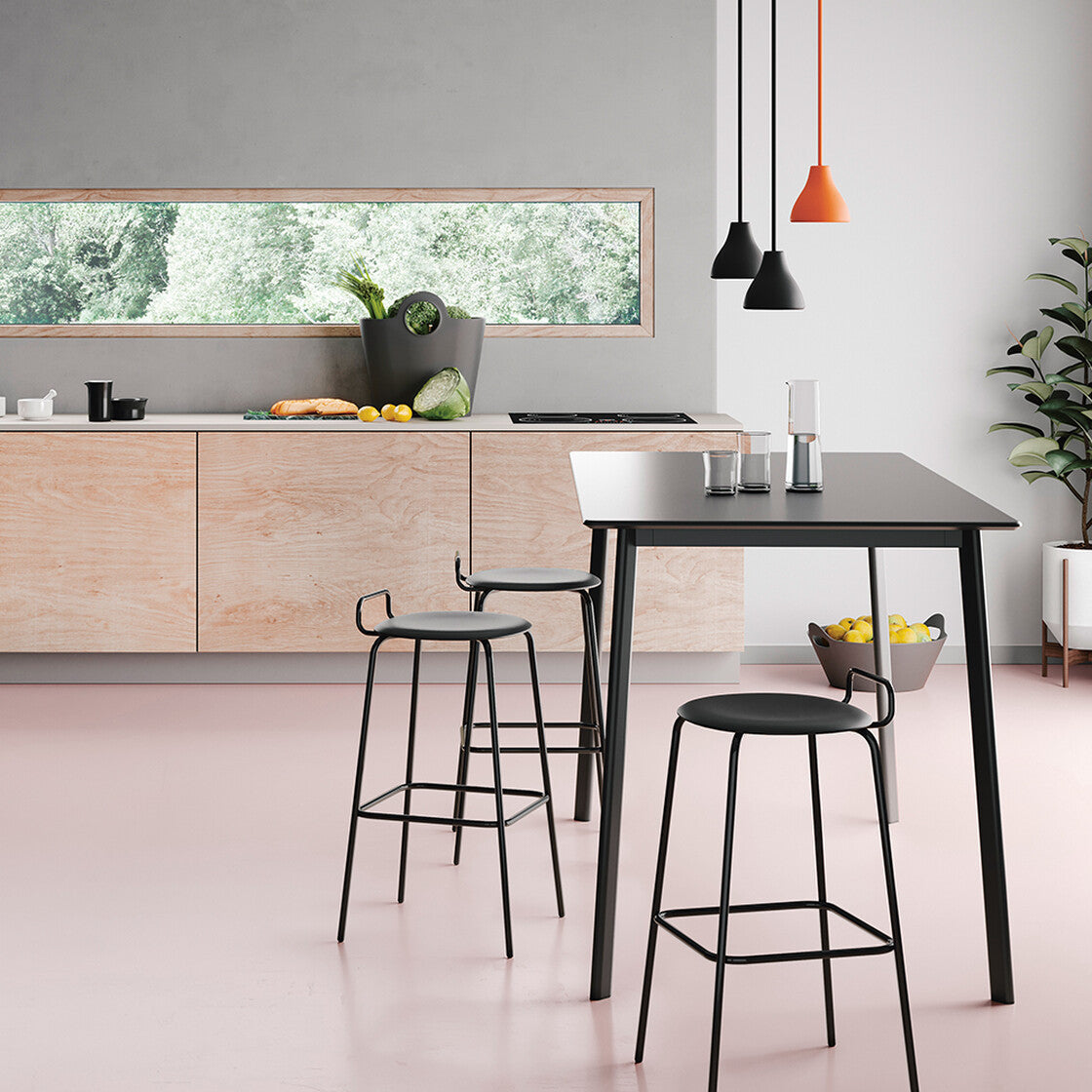 Pro Stool Vierbeingestell high von Flötotto