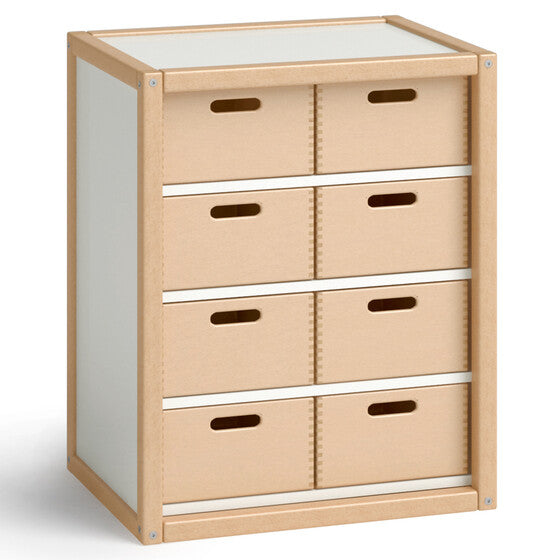 Container mit 8 Schubkästen, H74 B60 T45 von flötotto