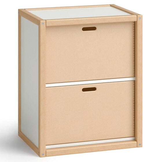 Container mit 2 Schubkästen, H74 B60 T45 von flötotto