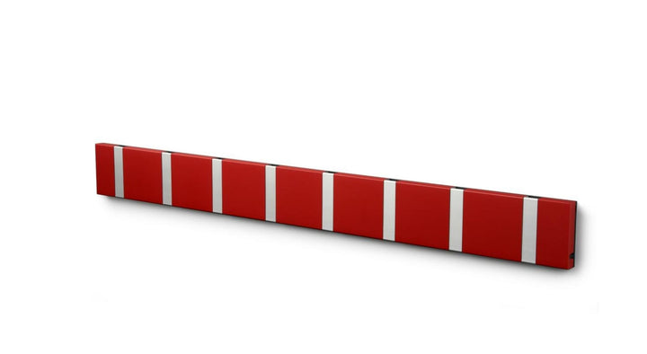 Wandgarderobe Knax mit acht Haken waagerecht von Loca