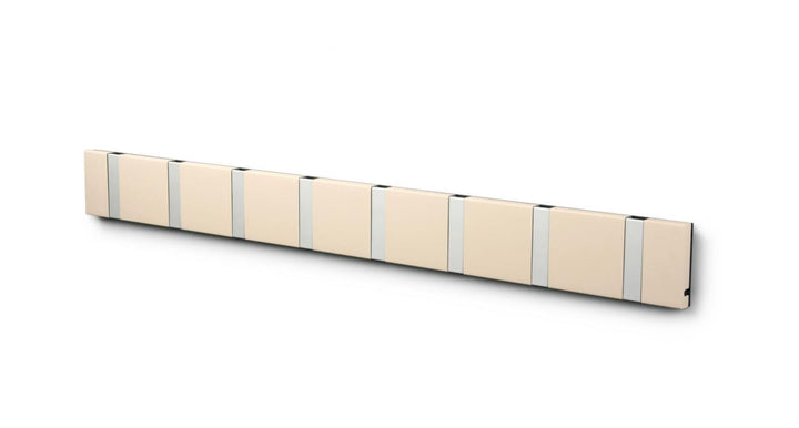 Wandgarderobe Knax mit acht Haken waagerecht von Loca