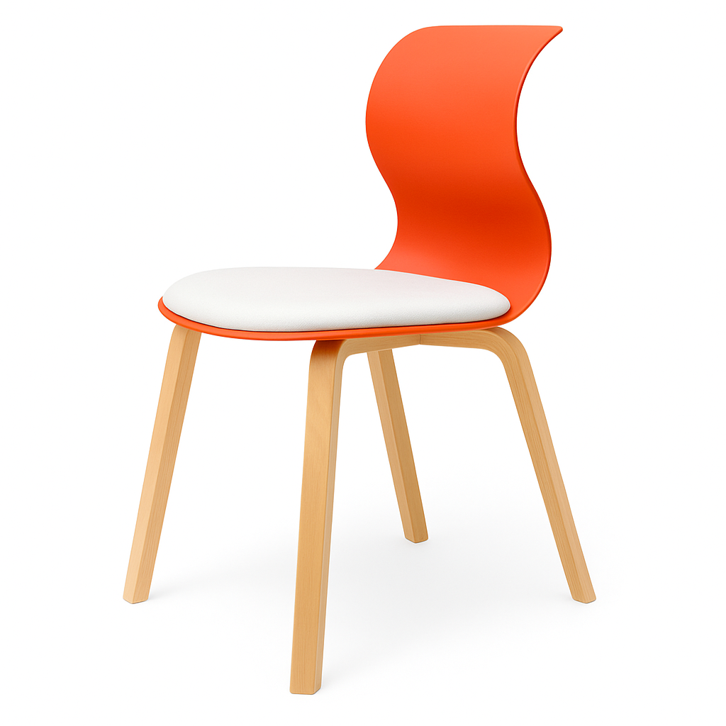 Pro Chair Vierbeinholzgestell von Flötotto