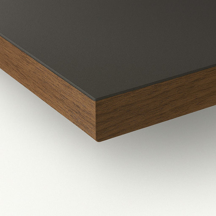 Schwarze Tischplatte 1400 x 800 mm für Eiermann Tischgestell