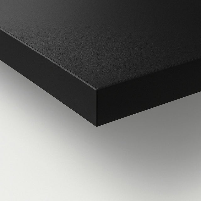 Schwarze Tischplatte 1400 x 800 mm für Eiermann Tischgestell