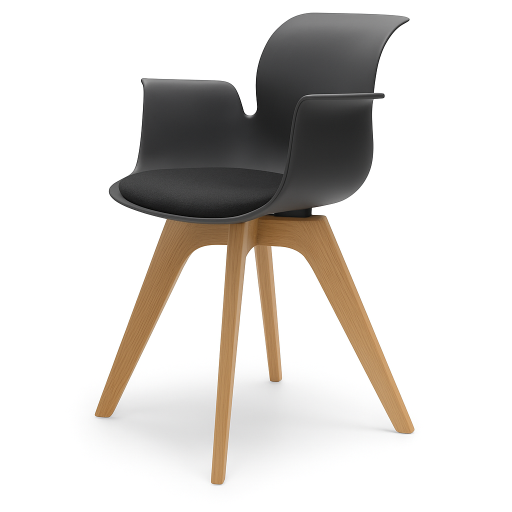 Pro Armchair Viersternholzgestell von Flötotto