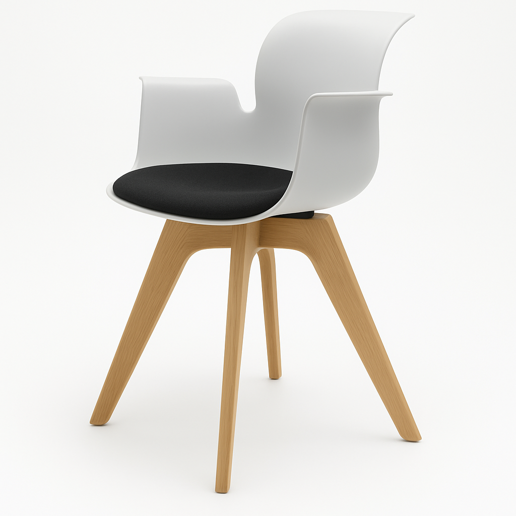Pro Armchair Viersternholzgestell von Flötotto