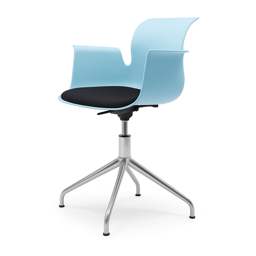 PRO ARMCHAIR Vierstern-Aluminiumgestell
