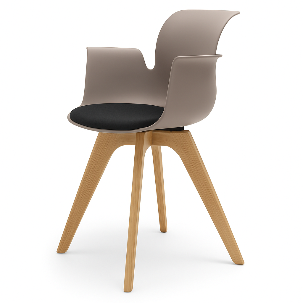 Pro Armchair Viersternholzgestell von Flötotto