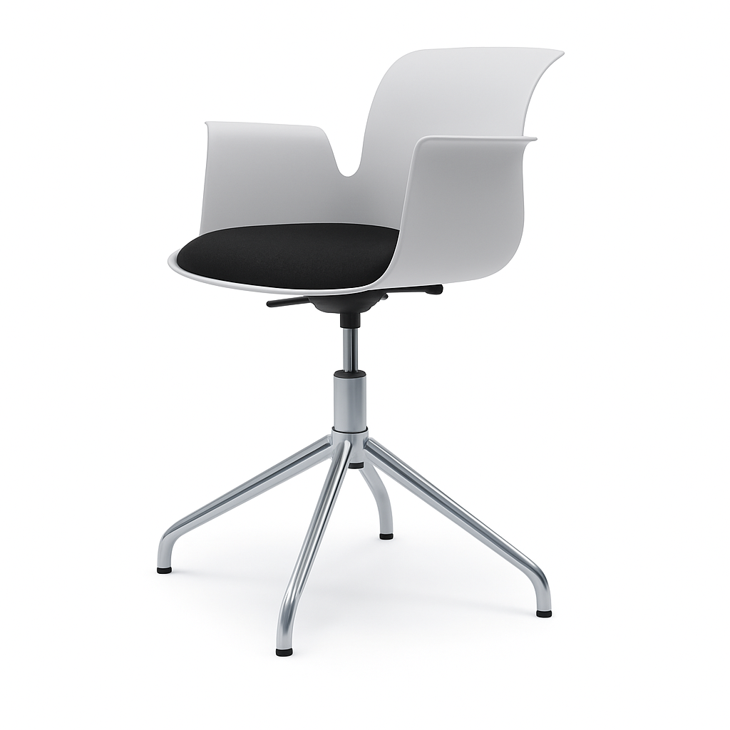 PRO ARMCHAIR Vierstern-Aluminiumgestell